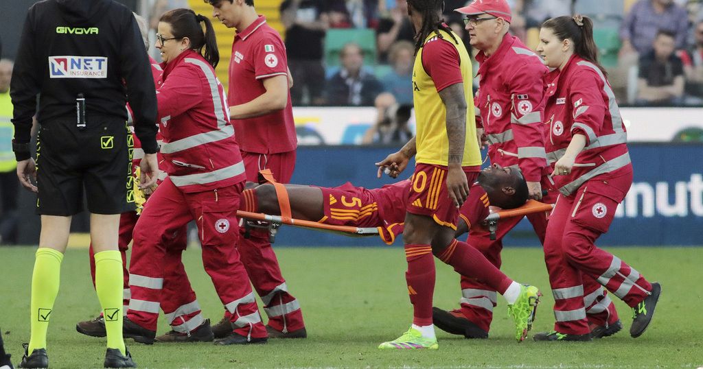 Roma’s Ndicka leaves hospital a day after collapsing during game