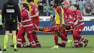 Roma's Ndicka leaves hospital a day after collapsing during game