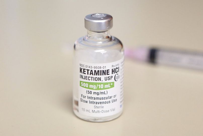 This photo shows a vial of ketamine, which is normally stored in a locked cabinet, July 25, 2018 in Chicago.