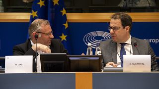 A fast-tracking process to approve the CAP reform was agreed by the Belgium's farm minister David Clarinval (R) and the chair of Parliament's AGRI committee Norbert Lins (L).