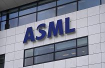 Exterior view of the head office of ASML, a leading maker of semiconductor production equipment, in Veldhoven, the Netherlands. Monday, Jan. 30, 2023. 