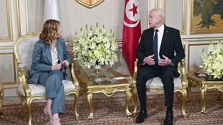 Italian PM Giorgia Meloni visits Tunisia to discuss migration