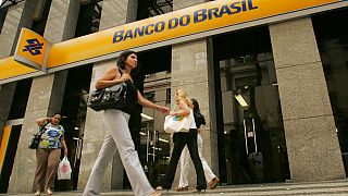 Brezilya'nın Rio kentinde bir banka şubesi (arşiv) 
