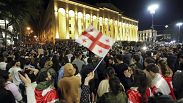 Protestas multitudinarias en Georgia por la "Ley Rusa"