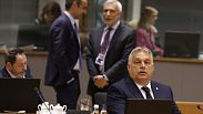 El primer ministro de Hungría, Victor Orbán, antes de empezar la cumbre de Bruselas. Foto: