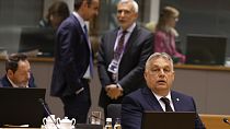 Il primo ministro ungherese Orbán al Consiglio europeo