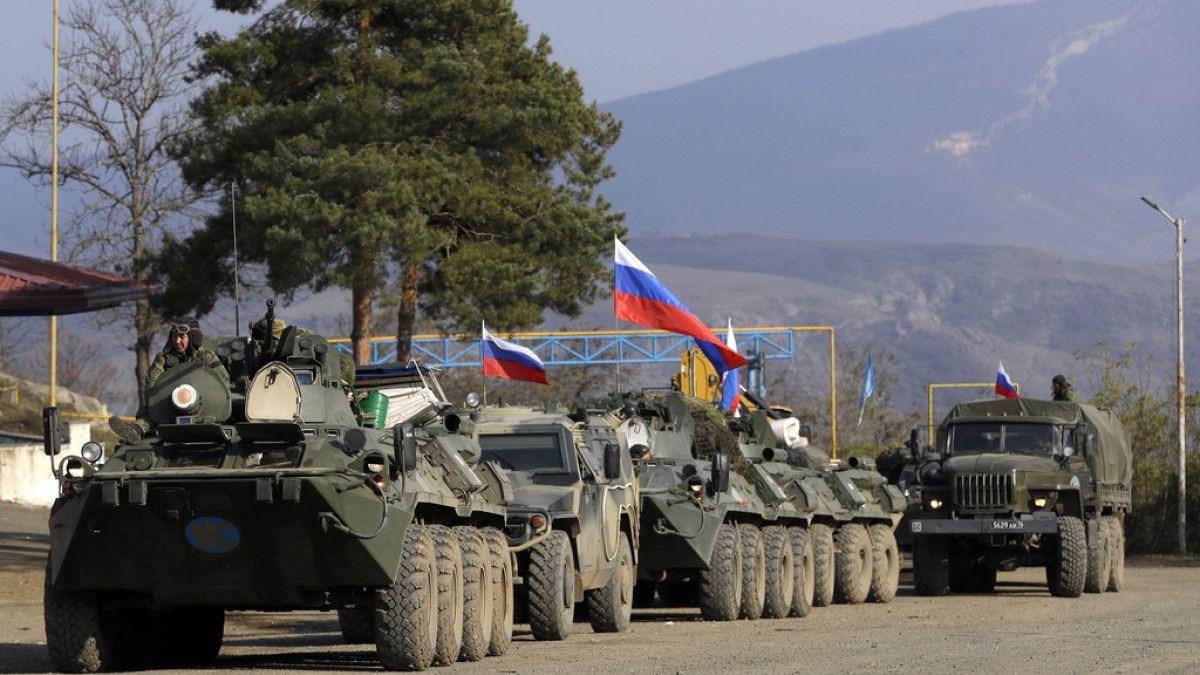 Russische Truppen verlassen Bergkarabach 