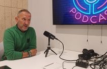Kovács István az Euronews podcast stúdiójában 2024.04.15-én