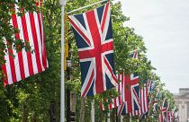 ABD ve İngiltere bayrakları (arşiv)