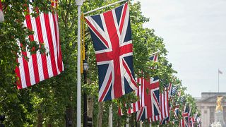 ABD ve İngiltere bayrakları (arşiv)