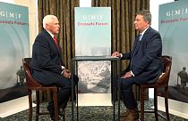 Entrevista del expresidente de EE.UU. Mike Pence con Stefan Grobe, de 'Euronews'