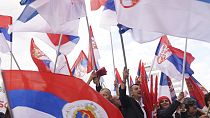 Bosnalı Sirplar BM'yi protesto etti