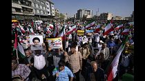 مظاهرات في طهران بعد هجوم إسرائيلي على أصفهان