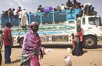 نزوح السكان في السودان