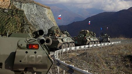 صلح‌بانان روس در قره‌باغ (آرشیو)