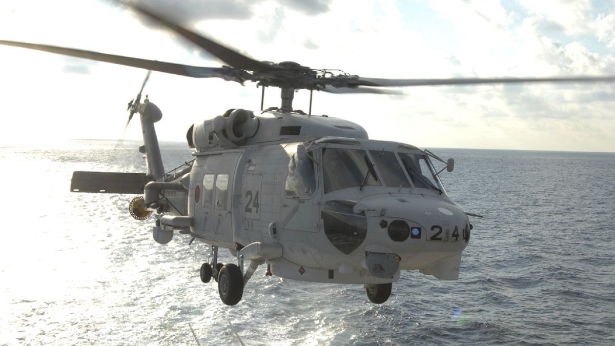 One dead and seven missing following Japanese navy helicopter crash in Pacific Ocean thumbnail