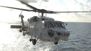Helicóptero Seahawk del ejército japonés