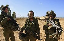 Gazze sınırındaki İsrail askerleri (arşiv) 
