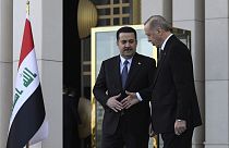 Cumhurbaşkanı Recep Tayyip Erdoğan, Irak Başbakanı Muhammed Şiya es-Sudani ile Bağdat'ta görüştü