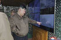 الزعيم الكوري الشمالي كيم جونغ أون 