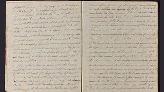 Σελίδες από τα χειρόγραφα απομνημονεύματα του ναυάρχου Sir Francis Austen, για τη μεταγραφή των οποίων το Jane Austen's House Museum χρειάζεται βοήθεια.