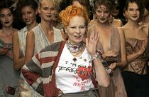 Vivienne Westwood’s personal wardrobe goes under the hammer both online and in London - pictured here at her Spring/Summer 2006 collection in Paris