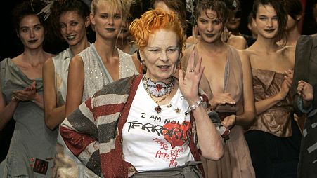 Vivienne Westwood’s personal wardrobe goes under the hammer both online and in London - pictured here at her Spring/Summer 2006 collection in Paris