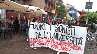 طلاب في إيطاليا يطالبون بوقف تعاون جامعاتهم مع الجامعات الإسرائيلية