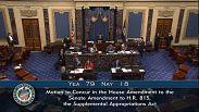 95 milyar dolarlık dış yardım paketi için Senato oylamasının sonuçları