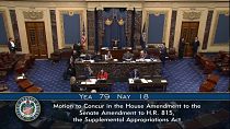 Ergebnisse der Abstimmung im Senat über ein 95-Milliarden-Dollar-Auslandshilfepaket
