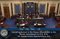 Resultados de la votación del Senado sobre un paquete de ayuda exterior de 95 mil millones de dólares