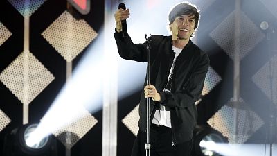 Louis Tomlinson performs during the 2019 KIIS-FM Jingle Ball concert at The Forum, Friday, Dec. 6, 2019, in Inglewood, Calif. 