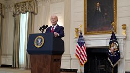 President Joe Biden speaks before signing a multi-billion-dollar Ukraine aid package that also includes support for Israel, Taiwan, and other allies.