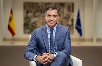 FILE - Spain's Prime Minister Pedro Sanchez poses for a portrait after an interview with The Associated Press at the Moncloa Palace in Madrid, Spain, June 27, 2022. 
