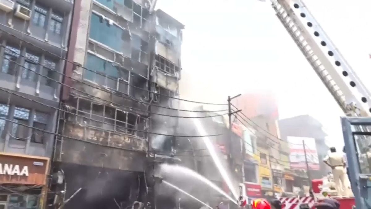 Captura de vídeo del incendio
