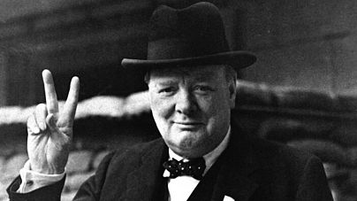 Former British Prime Minister Winston Churchill was widely known as using the V sign as a symbol for 'victory' in World War II.
