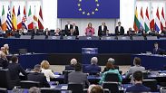 Az Európai Parlament elnöke, Roberta Metsola középpontjában beszélt a 2004-es EU bővítésének 20. évfordulója alkalmából tartott ünnepségen