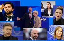The leaders of the verious political groups in the European Parliament. 