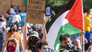 تظاهرات طلابية داعمة للفلسطينيين في الولايات المتحدة