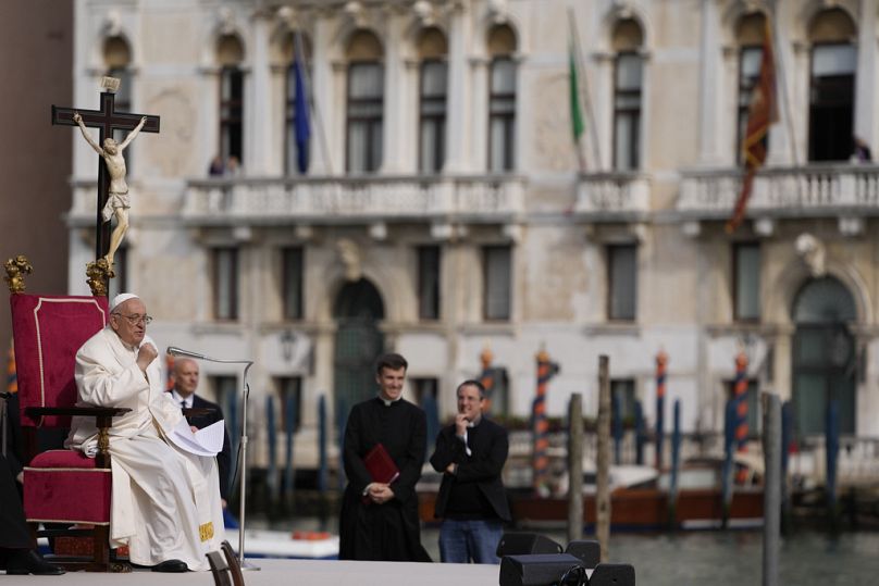 Misa del Papa Francisco en Venecia.