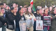 تظاهرات در حمایت از توماج صالحی در برابر سفارت ایران در اسلو (نروژ)