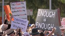 مظاهرات تطالب بانهاء العنف ضد المرأة في أستراليا 
