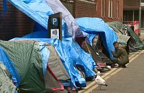 Les campements de migrants se sont multipliés ces derniers mois en Irlande comme ici à Dublin.