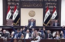 Vue du Parlement irakien.