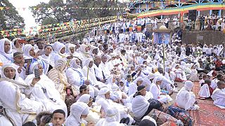 Ethiopian Orthodox Christians celebrate Palm Sunday