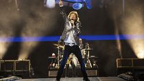 Mick Jagger dei Rolling Stones si esibisce durante la prima serata della tappa statunitense del suo tour “Hackney Diamonds”, 28/04/2024, Houston