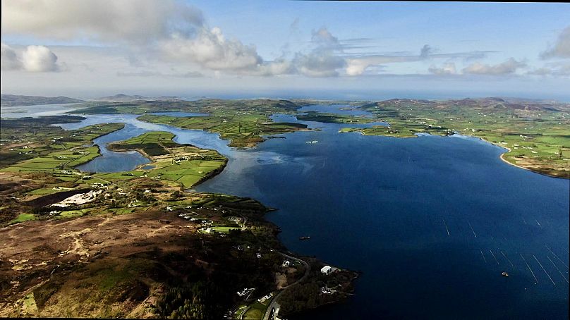 Mulroy Bay in County Donegal, Ireland