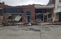 Die Kleinstadt Sulphur in Oklahoma wurde durch Tornados komplett zerstört.