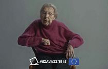 Francia holokauszt-túlélő az EP "Szavazz te is!" kampányfilmjében