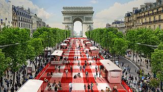 Una representación artística del impresionante pícnic de París
